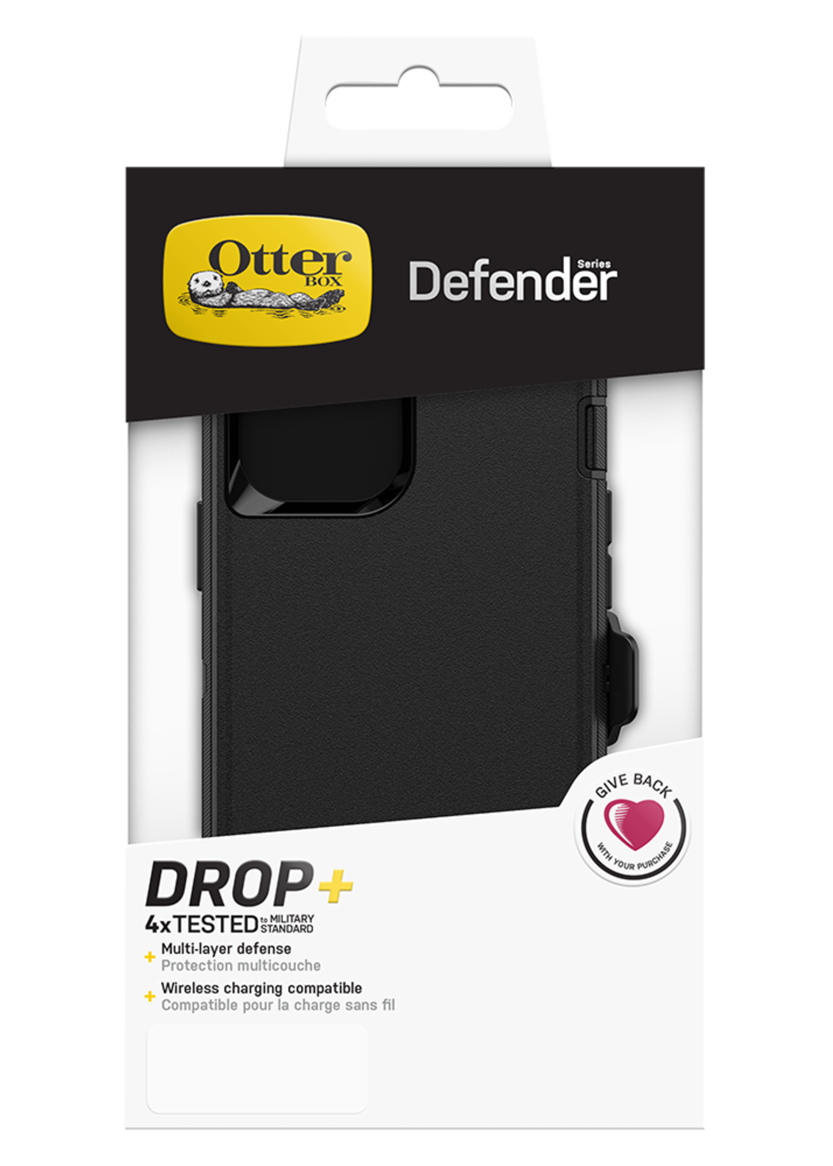 Otterbox OtterBox - Defender Case for Apple iPhone 12 / 12 Pro - Black