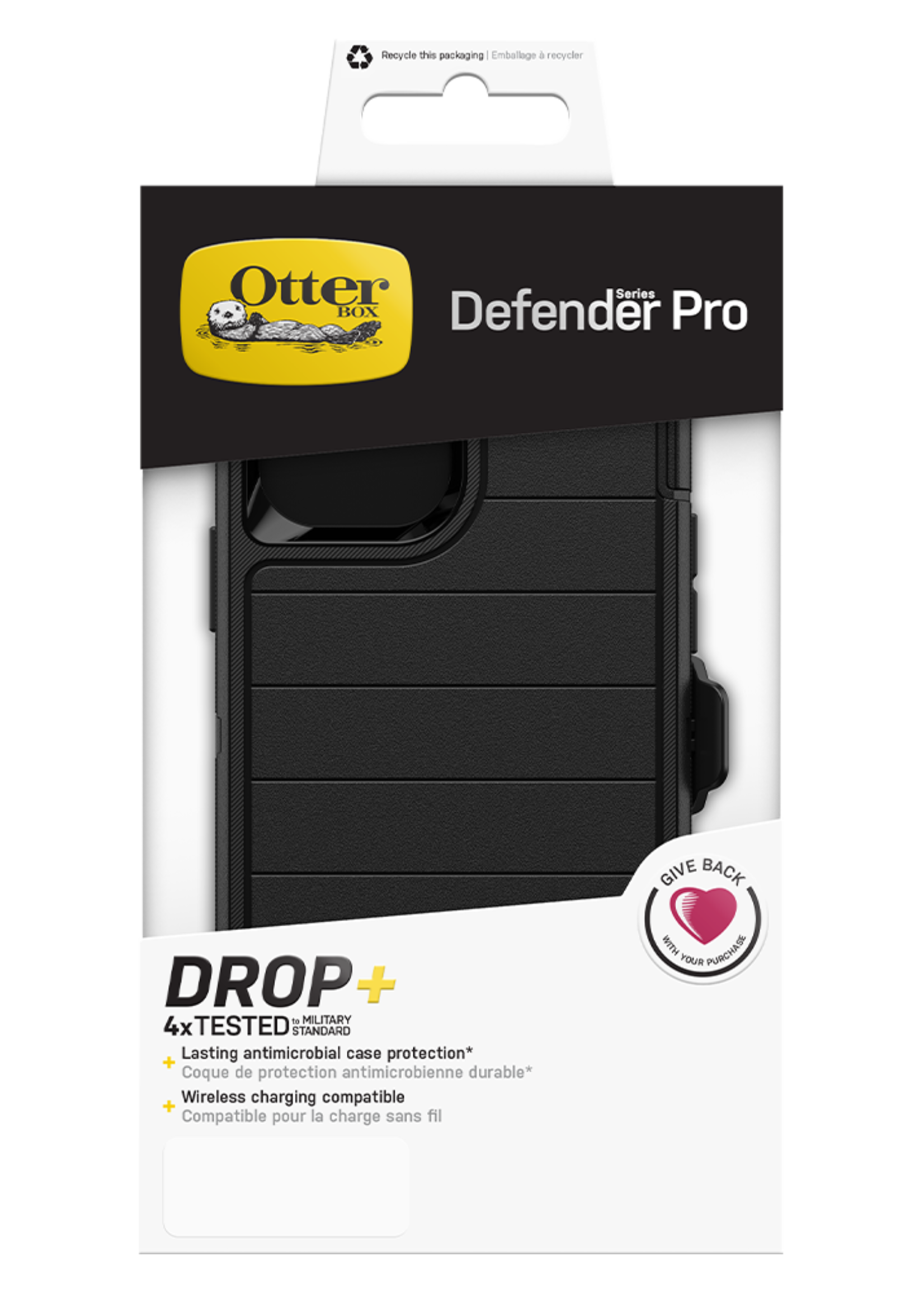 Otterbox OtterBox - Defender Pro Case for Apple iPhone 12 / 12 Pro - Black