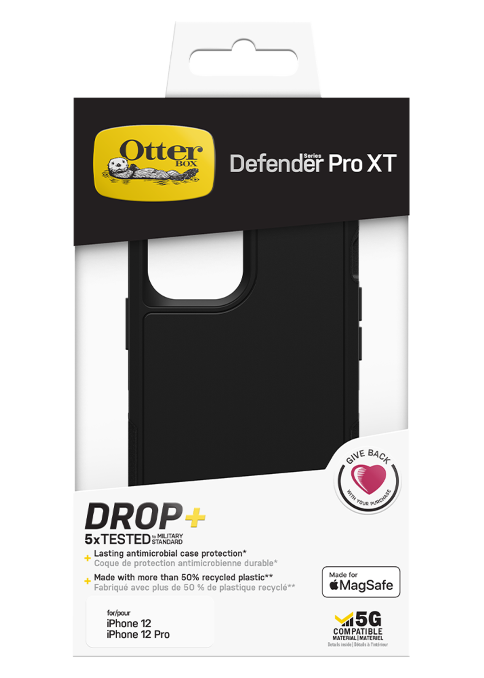 OtterBox Defender XT Series MagSafe Black Tough Case - For