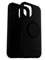 Otterbox OtterBox - Otter + Pop Symmetry Case with PopGrip for Apple iPhone 12 / 12 Pro - Black