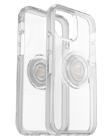 Otterbox OtterBox - Otter + Pop Symmetry Case with PopGrip for Apple iPhone 12 / 12 Pro - Clear