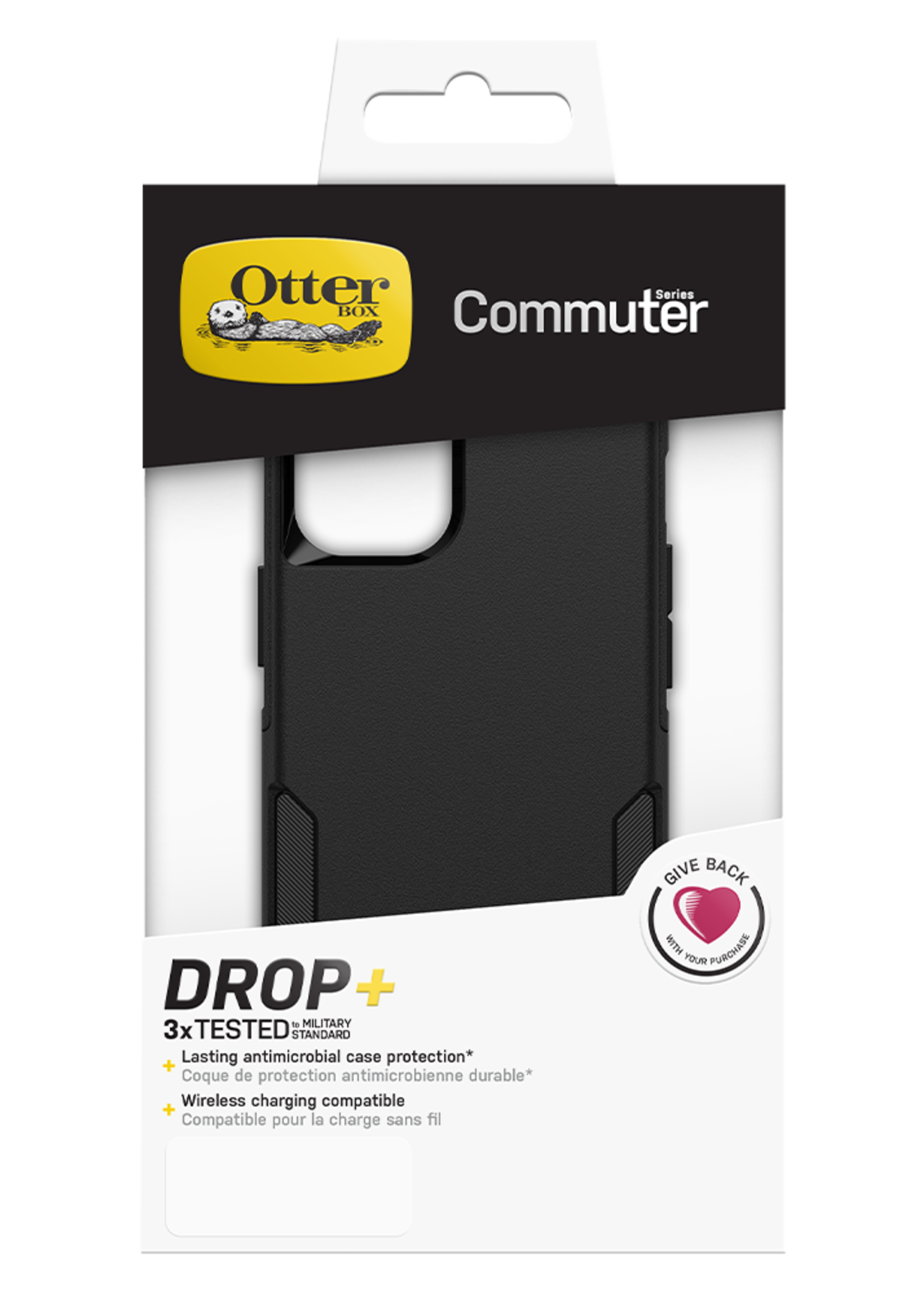 Otterbox OtterBox - Commuter Antimicrobial Case for Apple iPhone 12 mini - Black