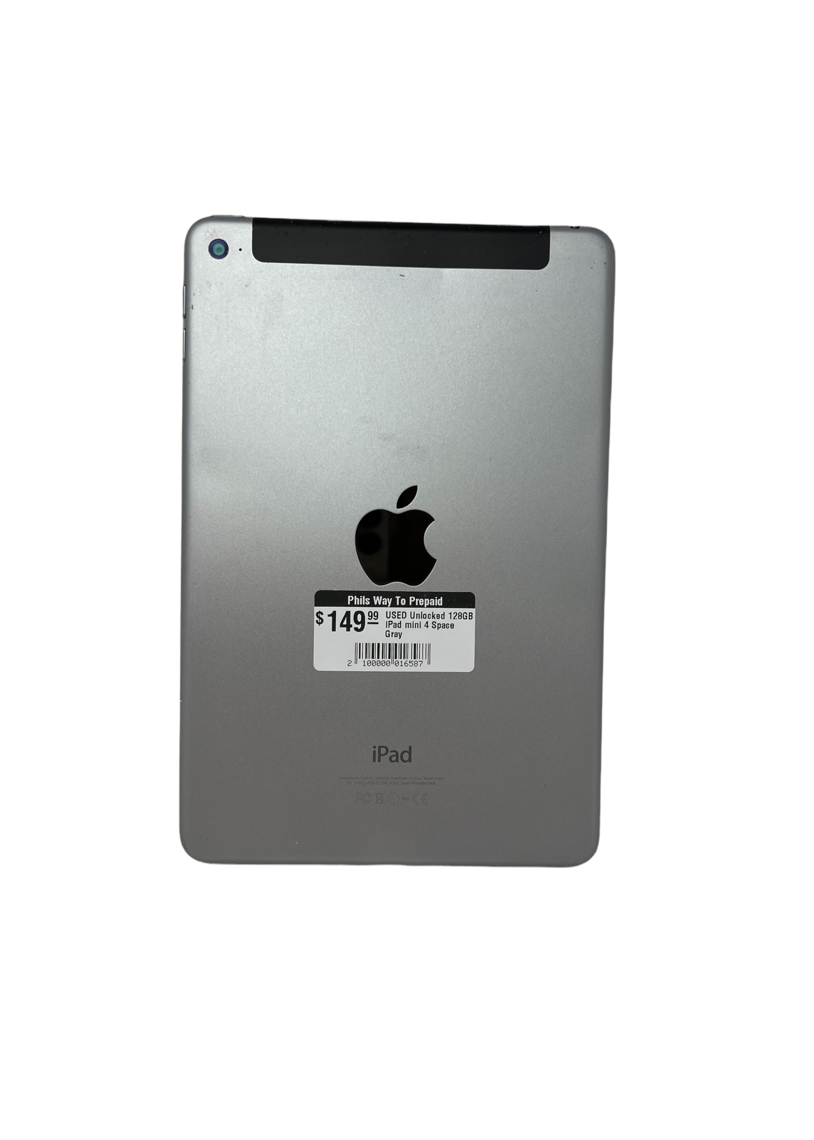 Apple USED Unlocked 128GB iPad mini 4 Space Gray