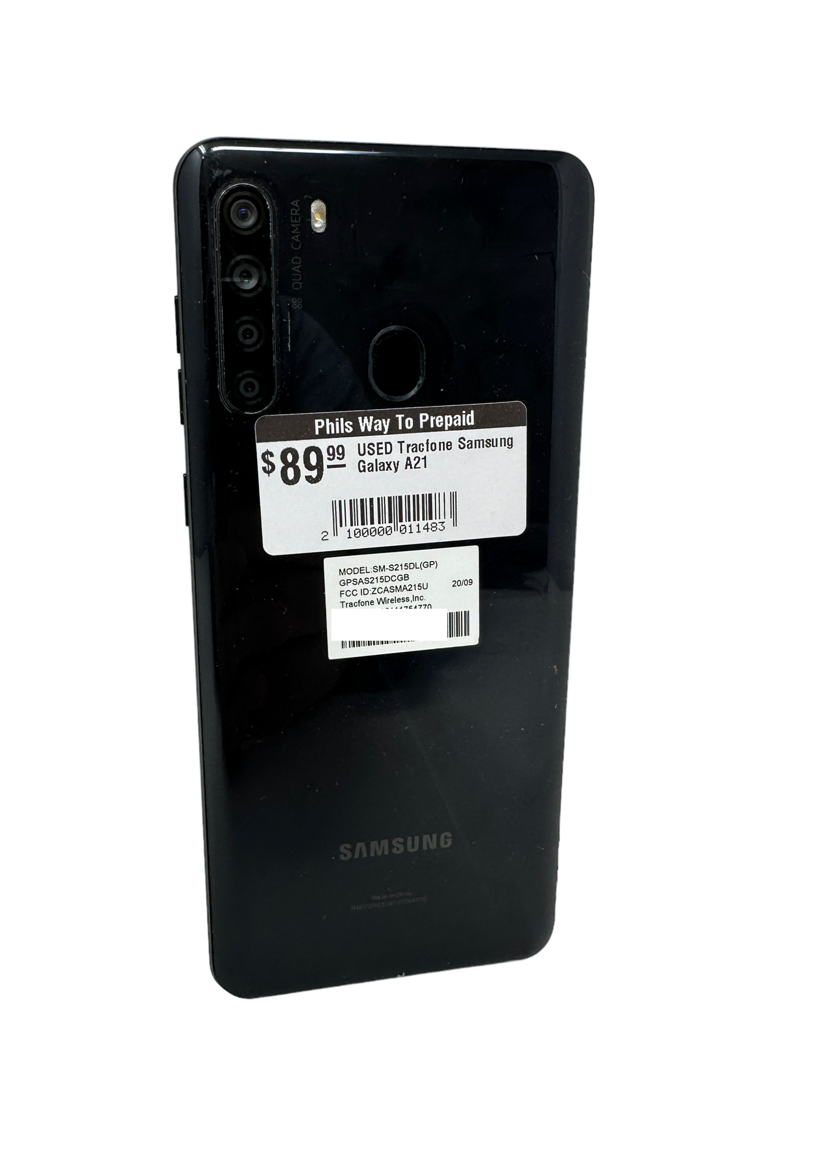 Samsung USED Tracfone Samsung Galaxy A21
