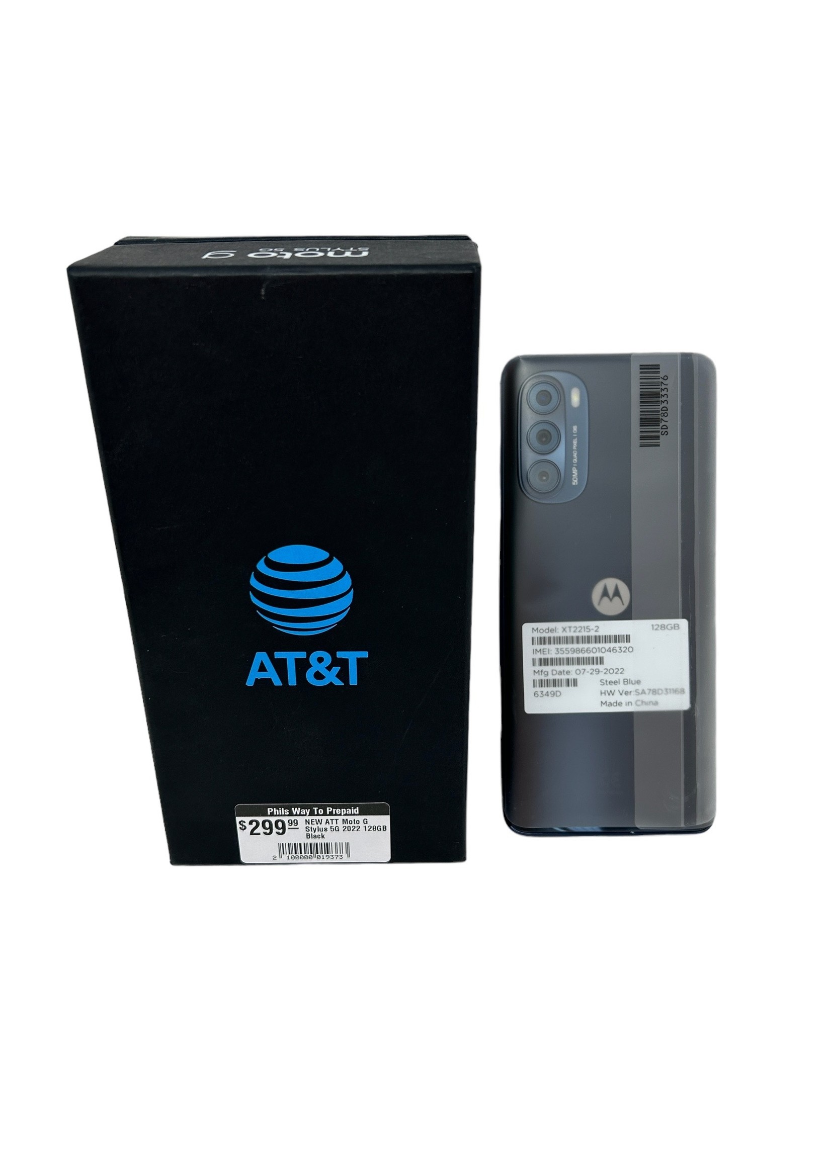 Motorola NEW ATT Moto G Stylus 5G 2022 128GB Black