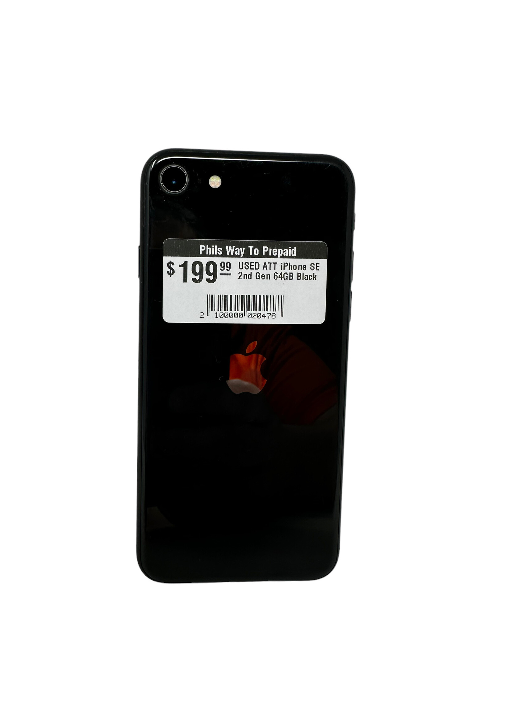 Apple USED ATT iPhone SE 2nd Gen 64GB Black