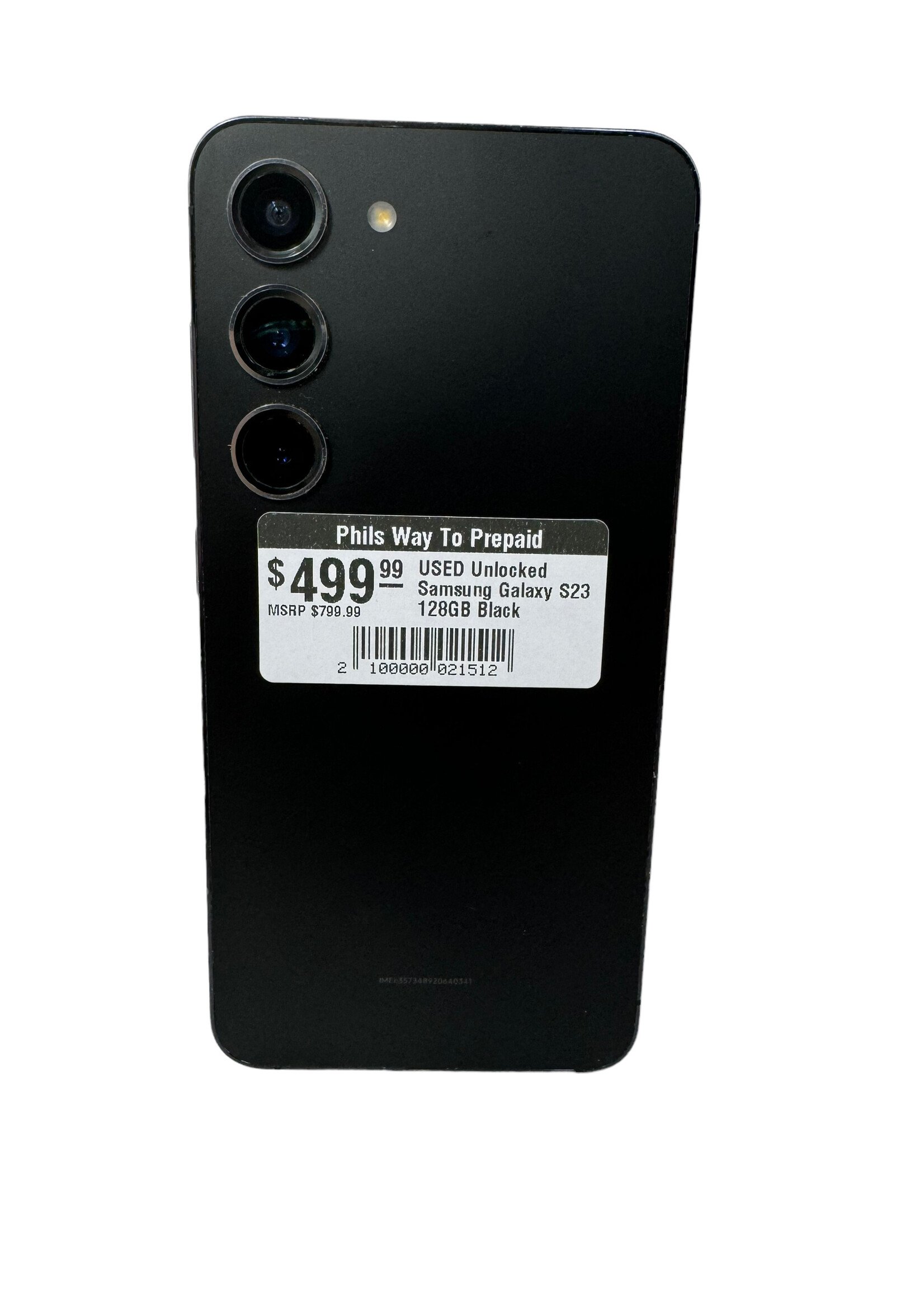 Samsung USED Unlocked Samsung Galaxy S23 128GB Black