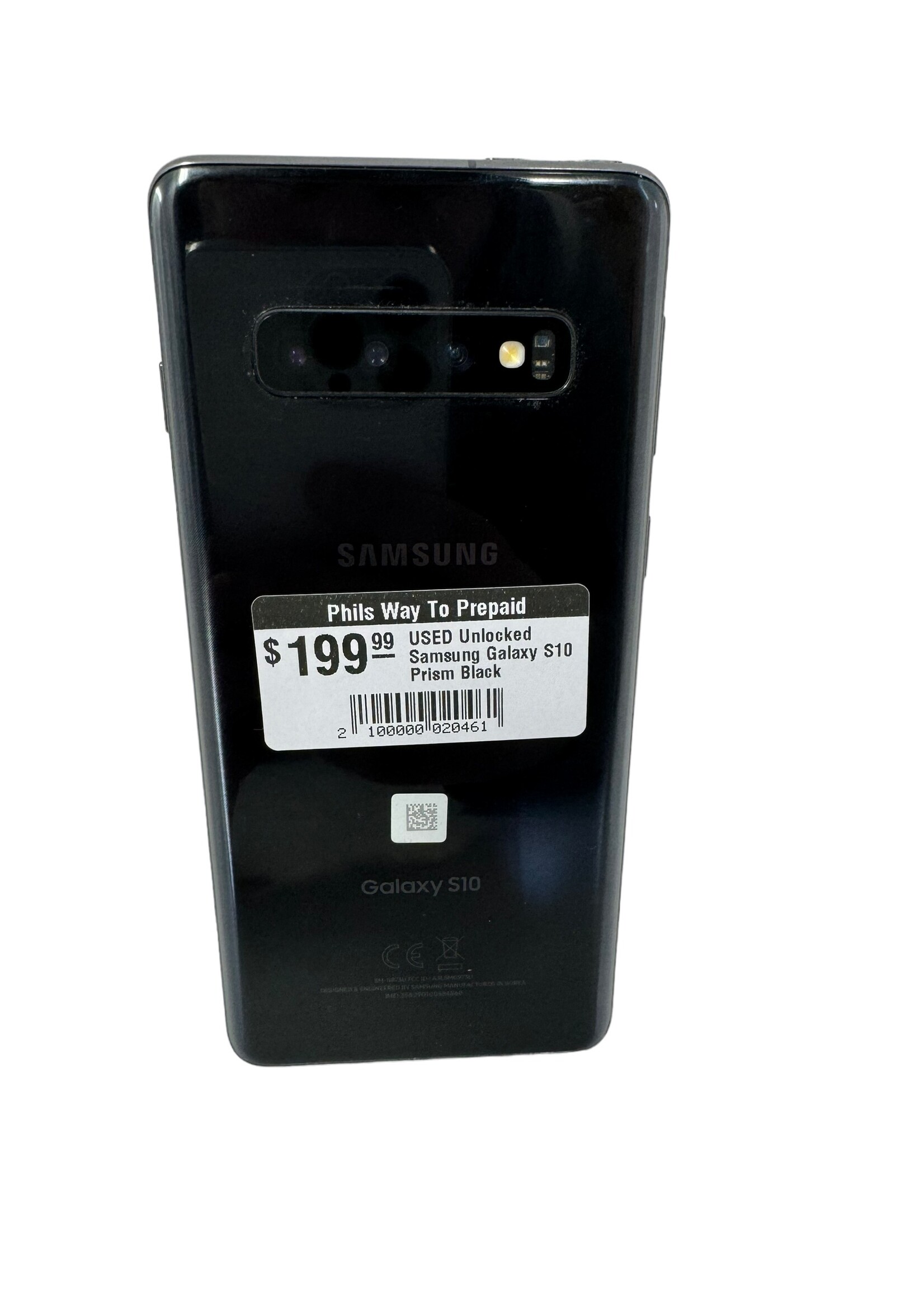 Samsung USED Unlocked Samsung Galaxy S10  Prism Black