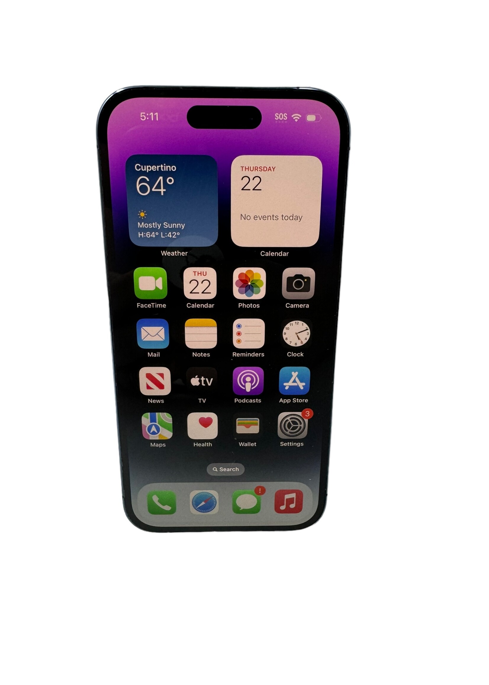 Apple USED ATT iPhone 14 Pro 128GB Deep Purple