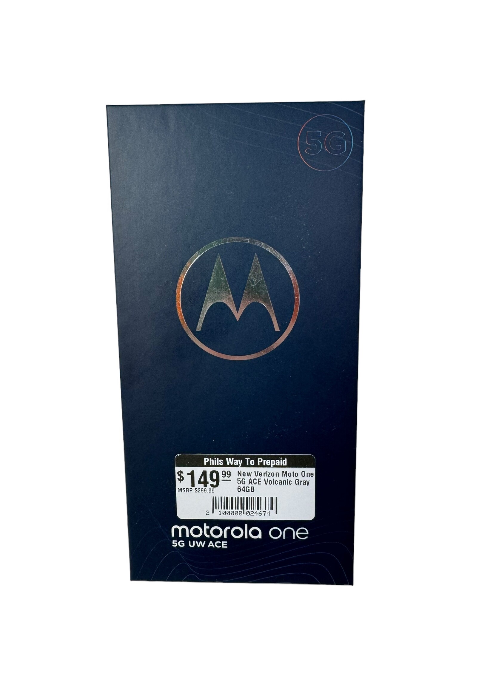 Motorola New Verizon Moto One 5G ACE Volcanic Gray 64GB
