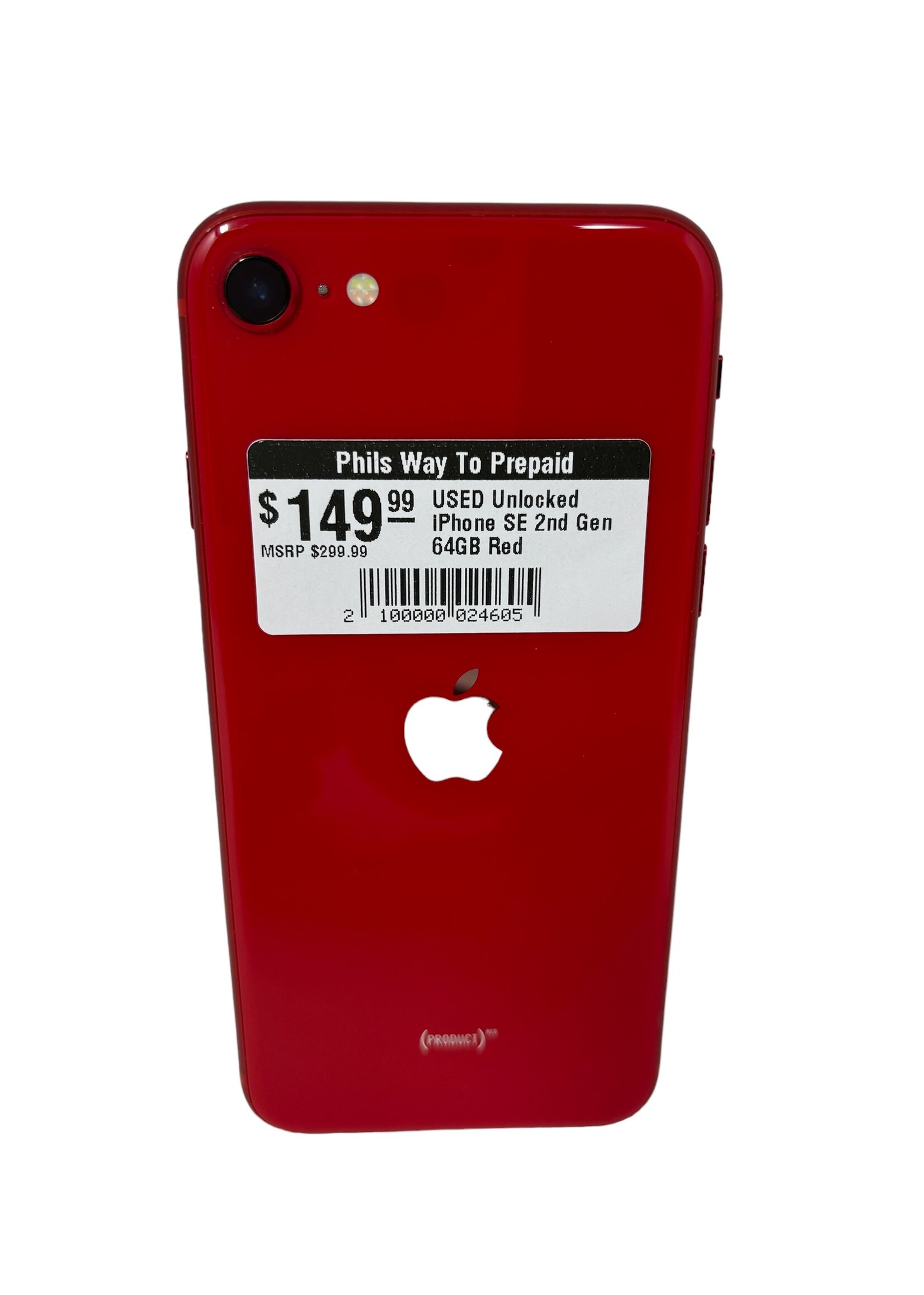Apple USED Unlocked iPhone SE 2nd Gen 64GB Red