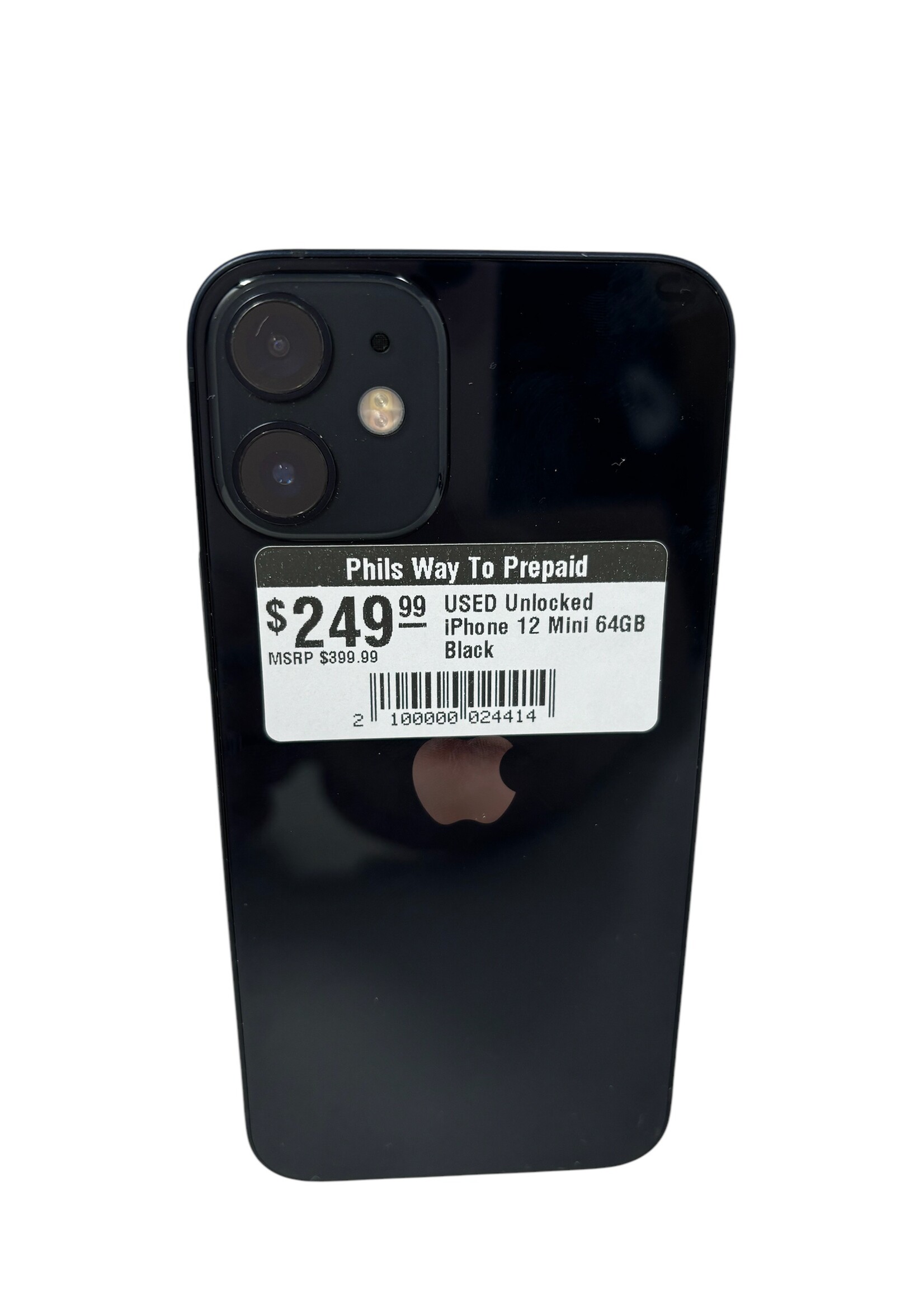 Apple USED Unlocked iPhone 12 Mini 64GB Black