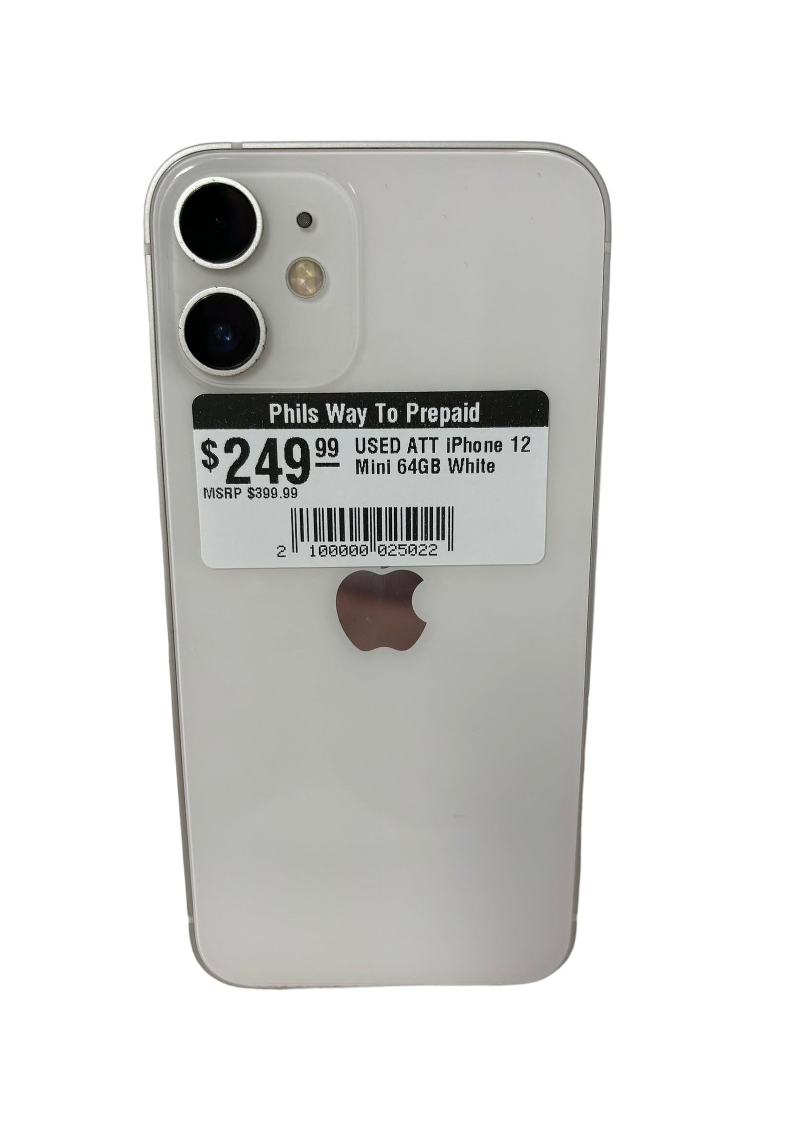 Apple USED ATT iPhone 12 Mini 64GB White