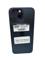 Apple USED Verizon iPhone 15 Pro Max 256GB Blue Titanium