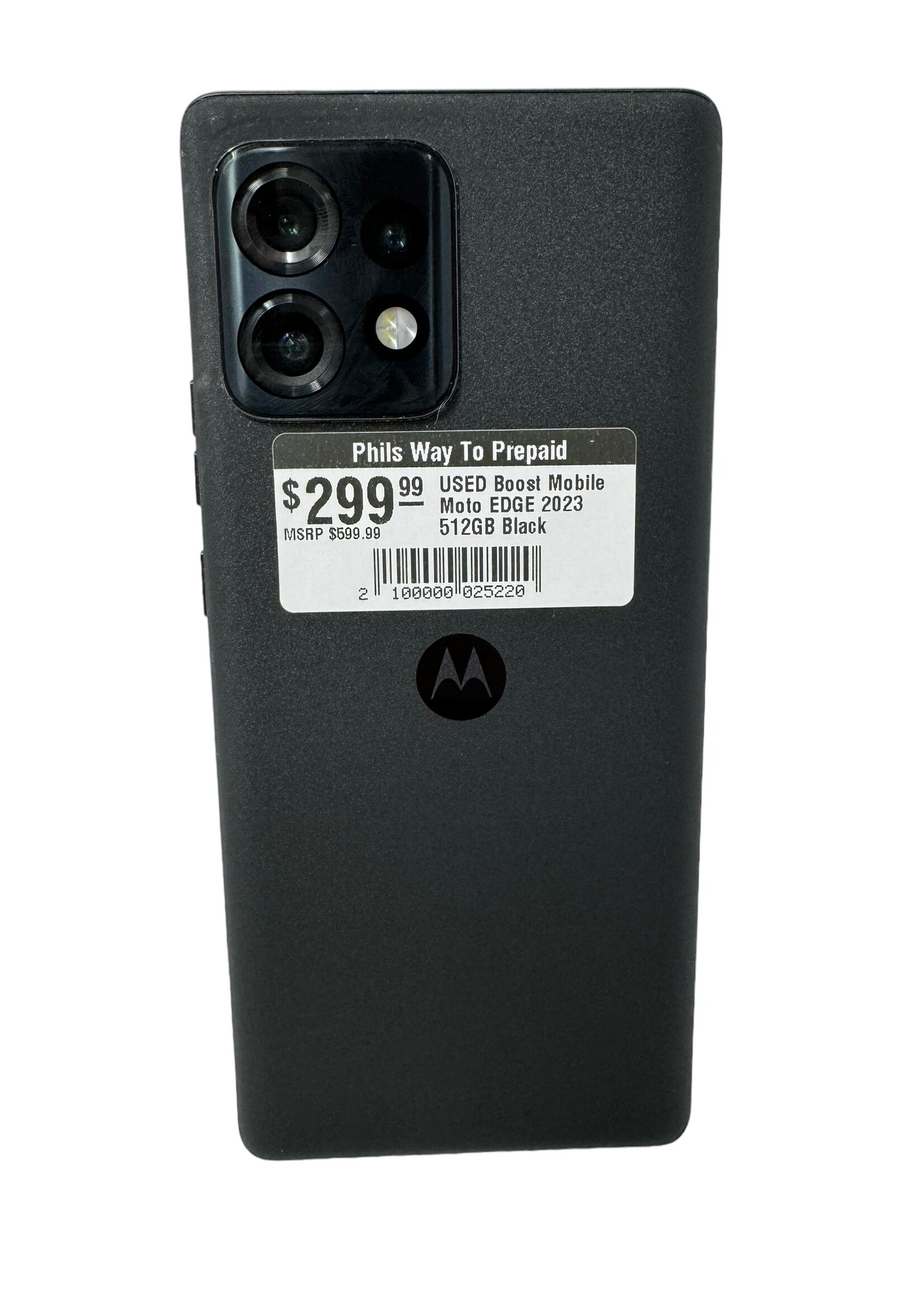 Motorola USED Boost Mobile Moto EDGE 2023 512GB Black
