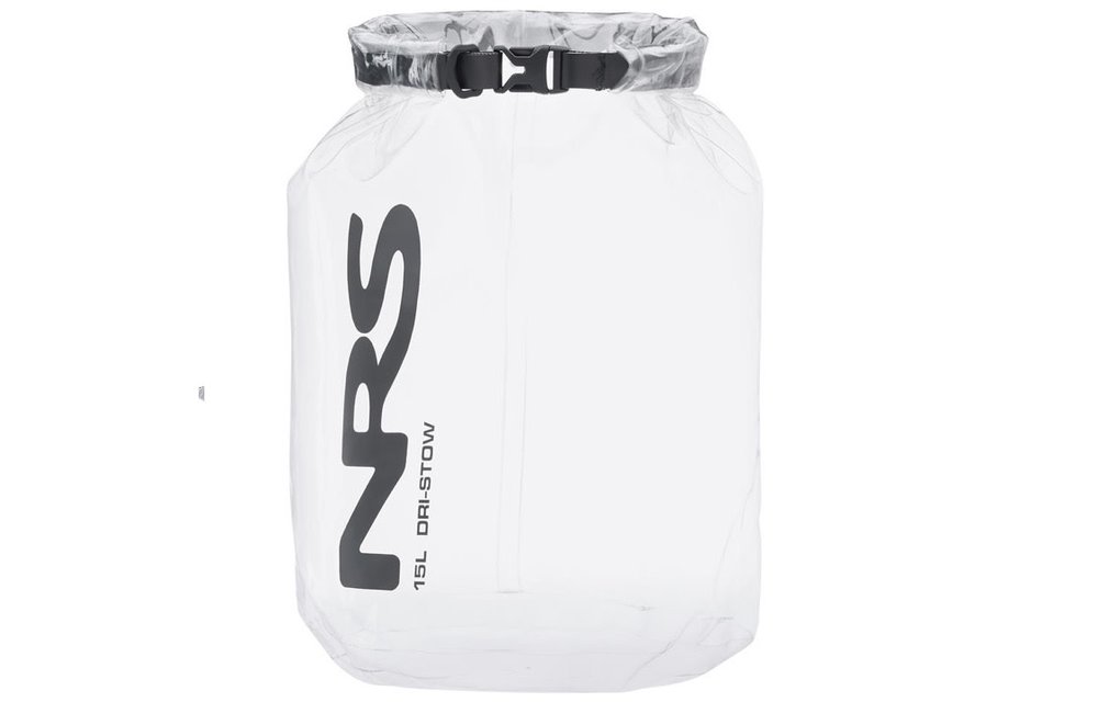 NRS / DRI-STOW DRY BAG 15L. CLEAR