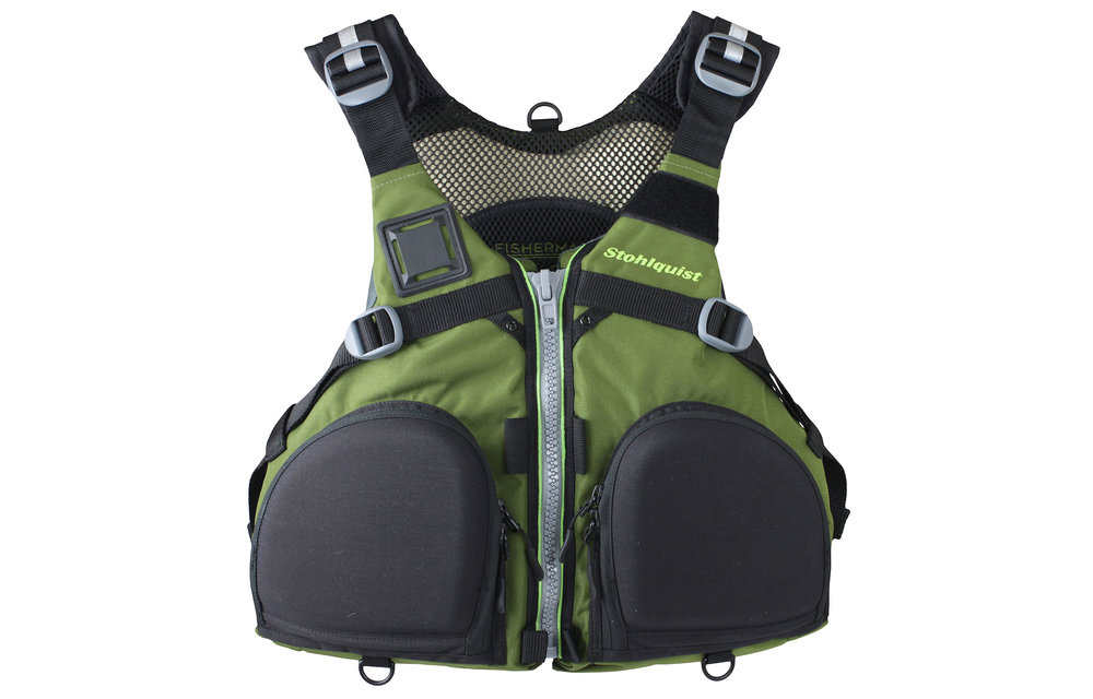 STOHLQUIST / PFD FISHERMAN / LG/XL (OLIVE GREEN)