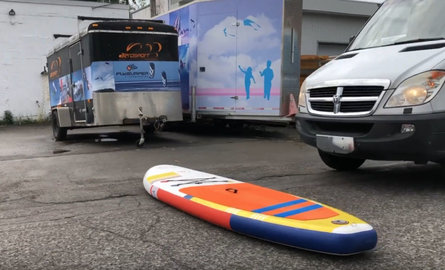 Test de solidité d’un SUP gonflable