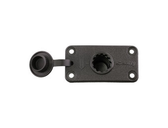 SCOTTY / 244 / FLUSH DECK MOUNT WITH SPLASH COVER