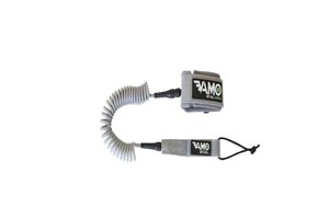 OCEAN LINEAGE / VAMO 10' COILED LEASH (GRAY)