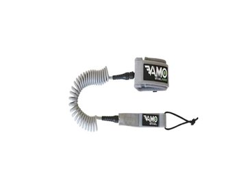 OCEAN LINEAGE / VAMO 10' COILED LEASH (GRAY)