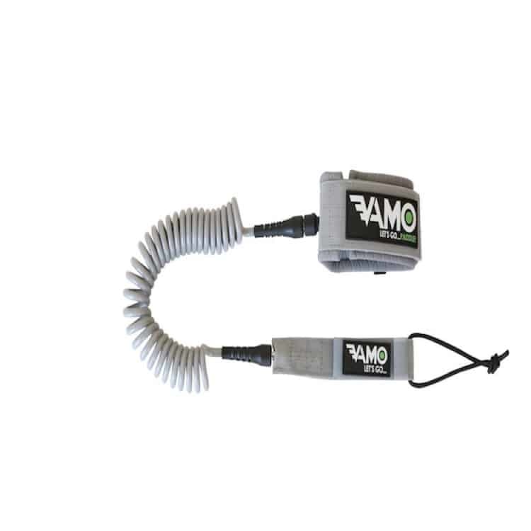 OCEAN LINEAGE / VAMO 10' COILED LEASH (GRAY)