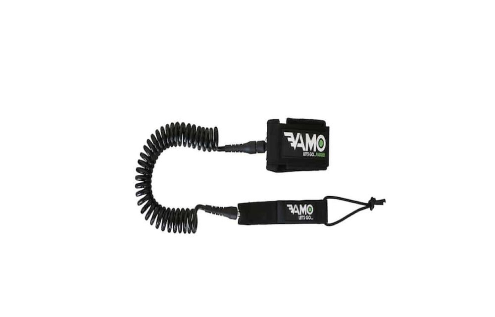 OCEAN LINEAGE / VAMO 10' COILED LEASH (BLACK)