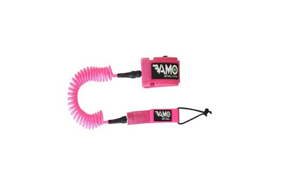 OCEAN LINEAGE / VAMO 10' COILED LEASH (PINK)