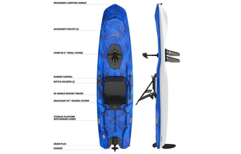PELICAN / GETAWAY 110 HDII / DEEP BLUE / WHITE