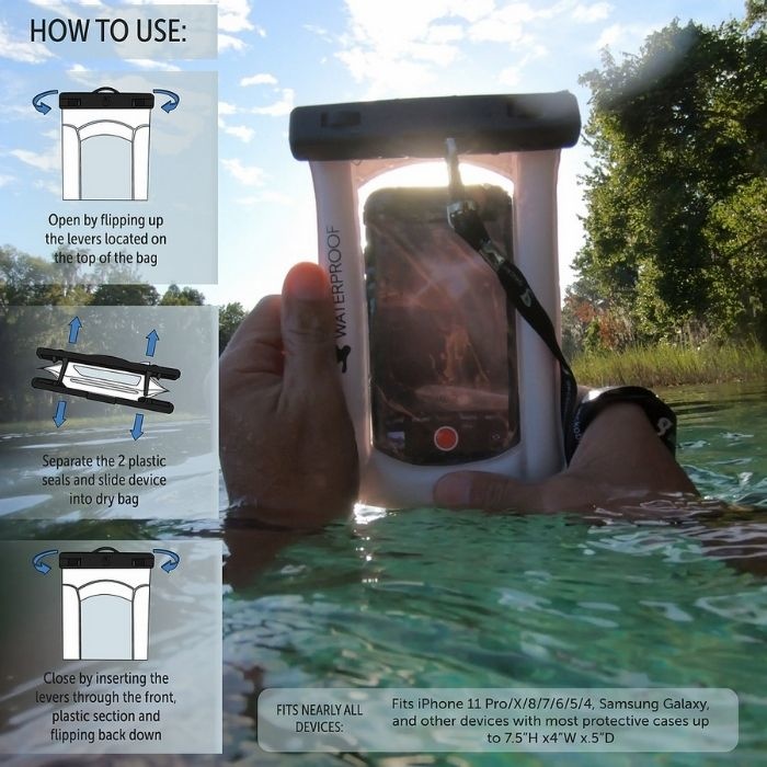 GECKOBRANDS / FLOAT PHONE DRY BAG