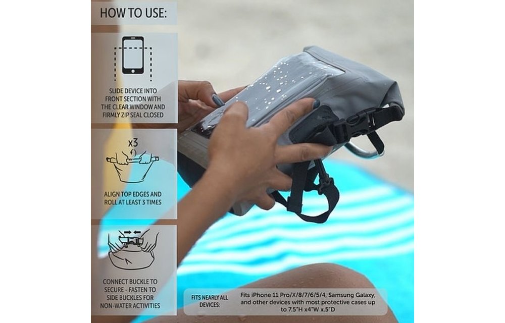 GECKOBRANDS / PHONE TOTE DRY BAG