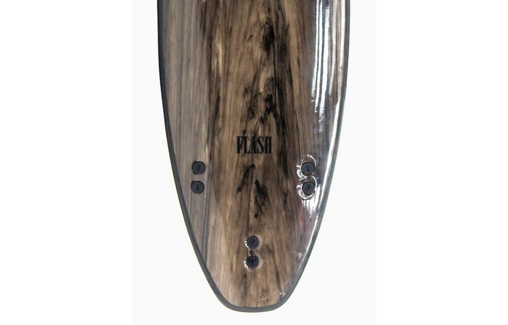 FCS SOFTECH / FLASH SURF BOARD 5'7'' - BLACK MARBLE