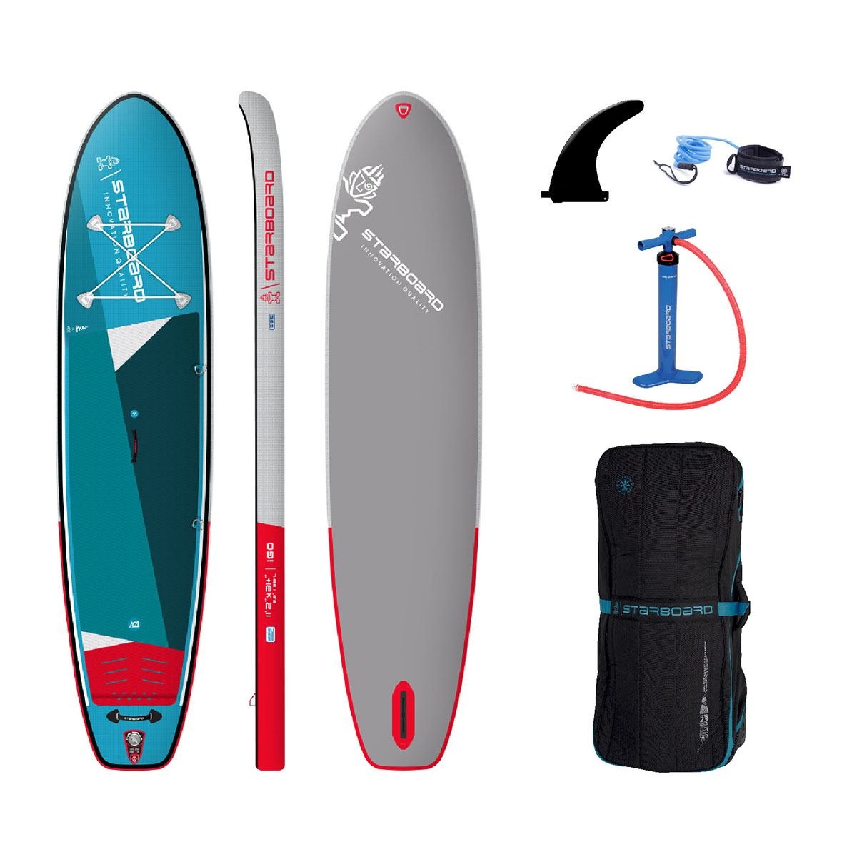 INFLATABLE SUP 11,2" X 31" X 5.5" iGO ZEN SC WITH PADDLE