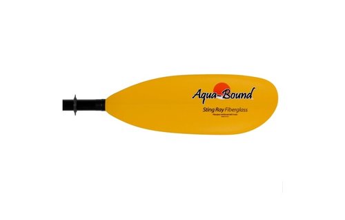 AQUABOUND / PAGAIE STINGRAY / JAUNE /  FIBRE  VERRE /  2 PCS  REGULAR SHAFT
