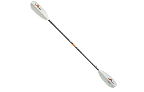 AQUABOUND / PAGAIE STINGRAY / HYBRID CARBON / BLANC / 4PCS REG SHAFT