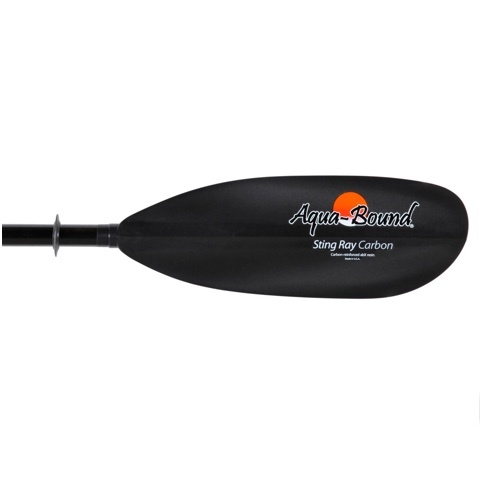 AQUABOUND / PAGAIE STINGRAY /  FULL CARBON  / NOIR / 2PCS REG SHAFT