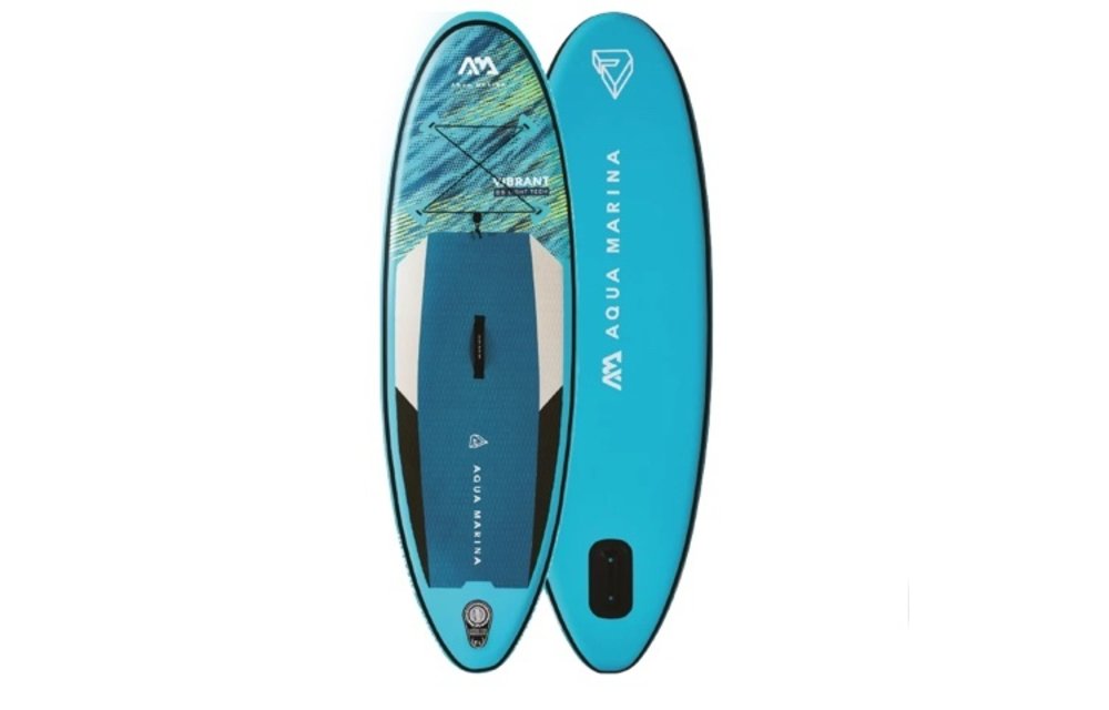 AQUA MARINA / VIBRANT - YOUTH ISUP / BLEU / WITH PADDLE AND SAFETY LEASH