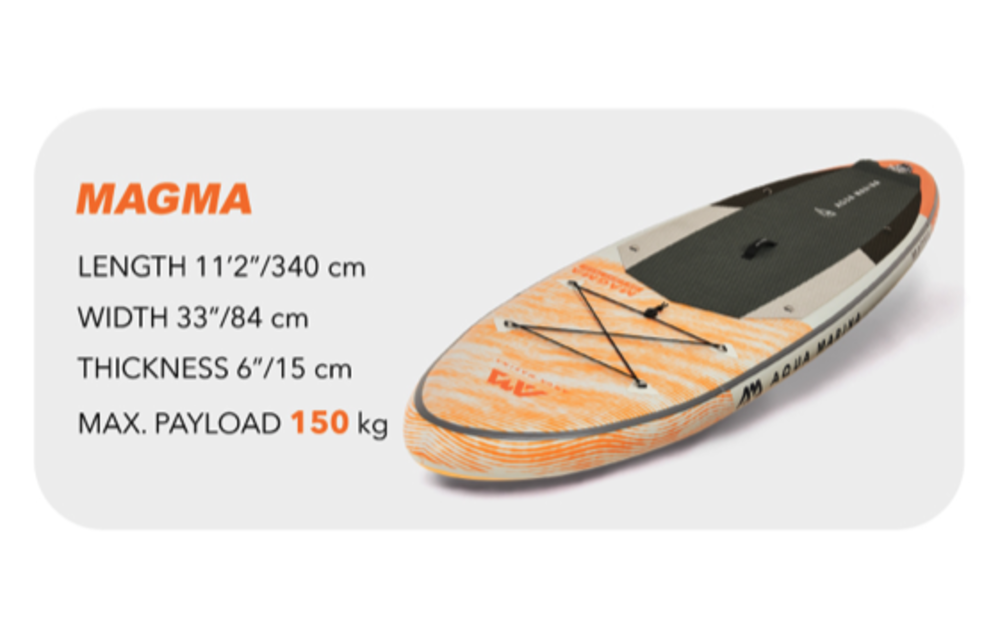 AQUA MARINA / MAGMA 11'2'' X 33'' ADVANCED ALL-AROUND