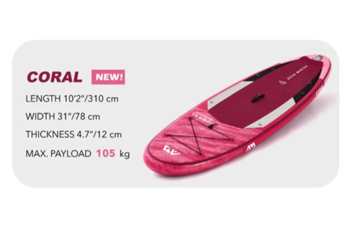 AQUA MARINA / CORAL 10'2''X31'' ADV. SERIES