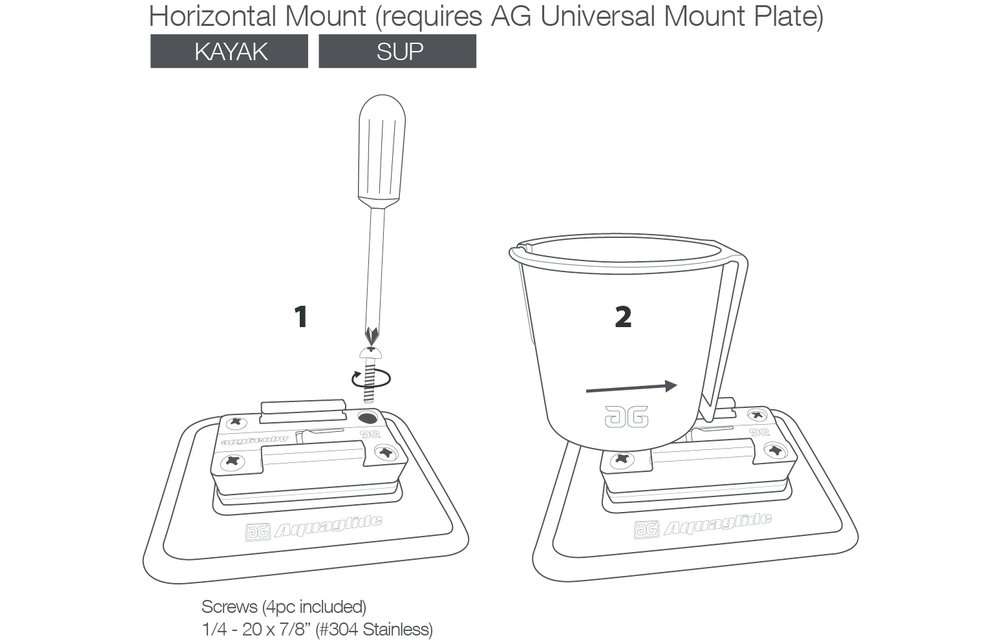 AQUAGLIDE CUPHOLDER (BASE INCLUDE)