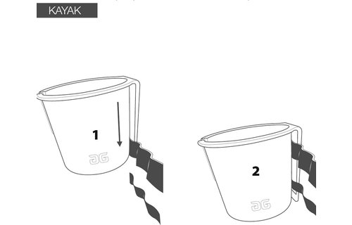 AQUAGLIDE  CUPHOLDER (BASE INCLUSE)