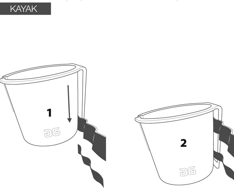 AQUAGLIDE  CUPHOLDER (BASE INCLUSE)