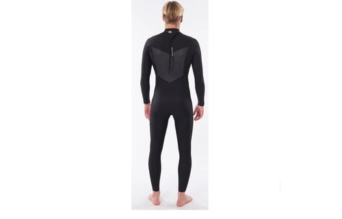 RIPCURL / DAWN PATROL 4/3MM BACK-ZIP STEAMER/ BLACK