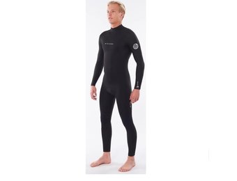 RIPCURL / DAWN PATROL 4/3MM BACK-ZIP STEAMER/ BLACK