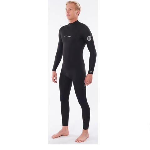 RIPCURL / DAWN PATROL 4/3MM BACK-ZIP STEAMER/ BLACK