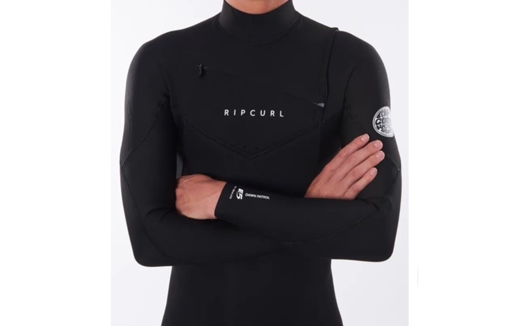 RIP CURL RIPCURL / DAWN PATROL CHEST-ZIP 4/3MM STEAMER / BLACK