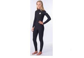 RIPCURL / DAWN PATROL BACK-ZIP 4/3MM / BLACK