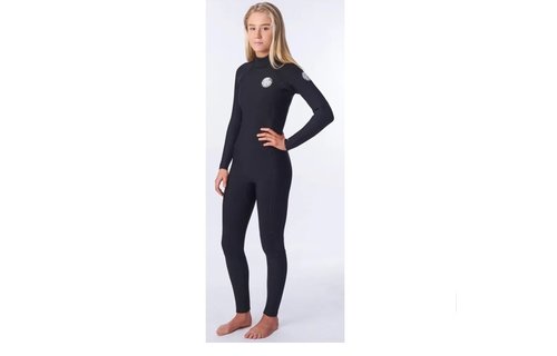 RIPCURL / DAWN PATROL BACK-ZIP 4/3MM / BLACK