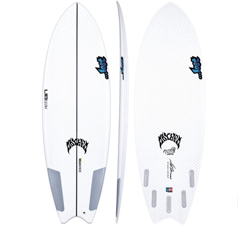 LIBTECH / LOST PUDDLE FISH / WHITE / 6'