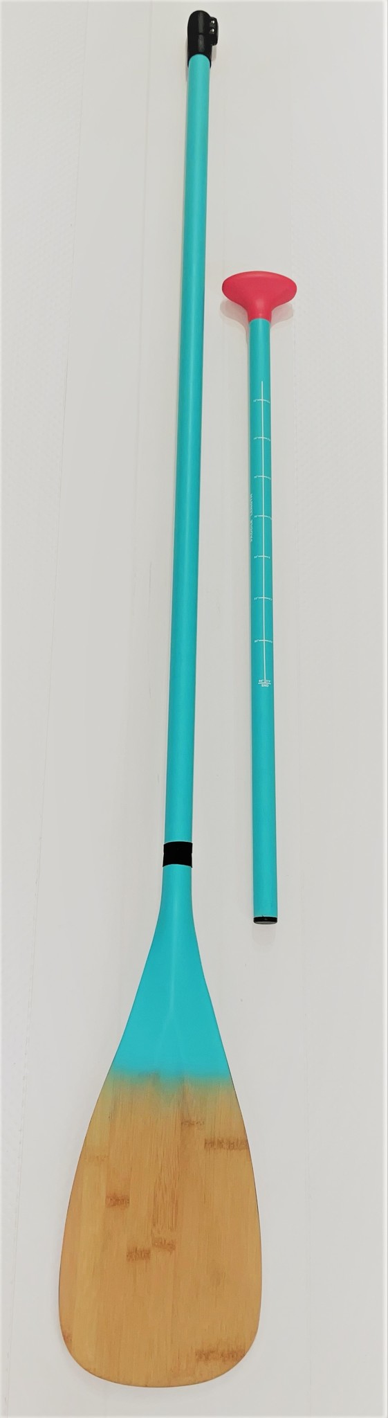 PULSE / PAGAIE AJUSTABLE CARBONE 2 PIECES (FLAMINGO) poignée rose